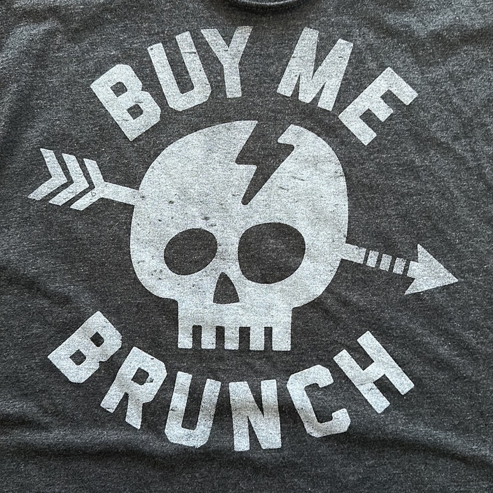 Buy Me Brunch Skull 💀 KCCO Chive Tank Medium - Picture 3 of 6